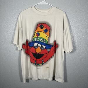 Vintage 90s Single Stitch Elmo T-Shirt Men’s Size XL Cotton (READ)